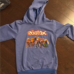 Kids Blue Roblox Hoodie